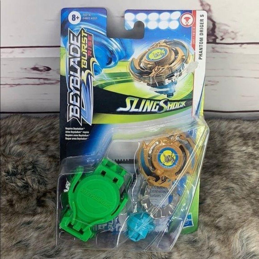 BEYBLADEโBurst Rise Slingshock Phantomโ Driger S Starter Pack